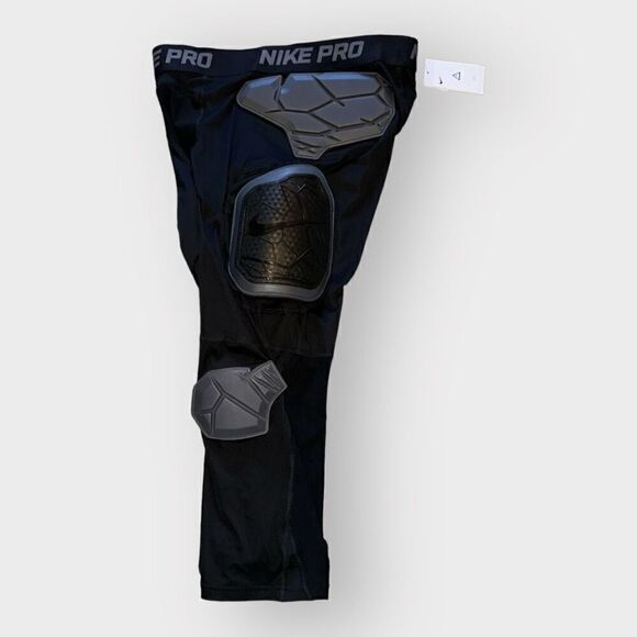 Nike Pro Hyperstrong Impact Football 3/4 Compression Pants size XXL AO6238-010 - Picture 1 of 10